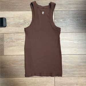 Born Primitive Chocolate Brown Tank Top